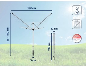 Leifheit Suszarka zewnętrzna LinoLift 600 Quick Start 85282