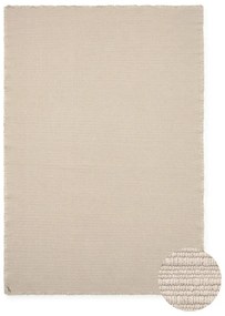 Kremowy bawełniany dywan tkany ręcznie 170x240 cm Handloom – Lorena Canals