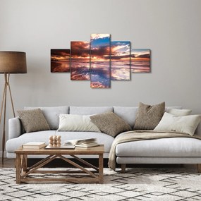Obraz - Wieczorna plaża (125x70 cm)