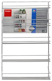 Stalowy ścienny organizer na przyprawy Pepito – Metaltex