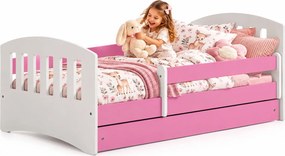 Łóżko dla dziewczynki z materacem 80x180 W1-T19