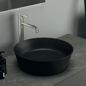 Ceramiczna okrągła umywalka w kolorze matowej czerni ø 40 cm Ipalyss – Ideal Standard