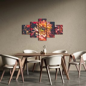 Obraz - Chryzantemy (125x70 cm)
