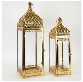 ZESTAW 2x Latarnia złota