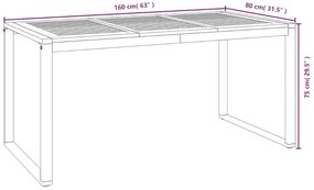 Elegancki stół ogrodowy - Flores