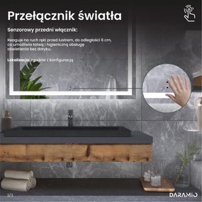 Lustro łazienkowe LED F2