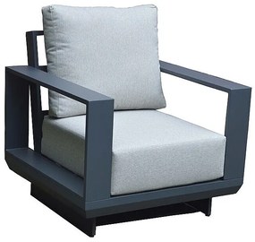 Zestaw aluminiowy dla 5 osób APOLO (antracyt)