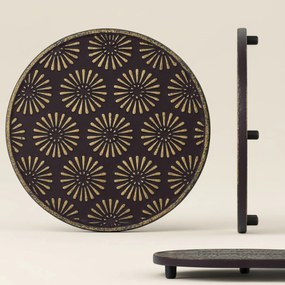 Dzbanek żeliwny z czarkami i podstawką KOGA, 1200 ml