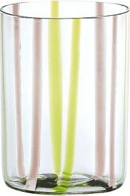 Szkło Zafferano Tirache w dwukolorowym szkle borokrzemianowym, zielono-ametystowe, pudełko 6 sztuk