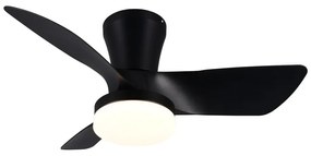 Czarna lampa sufitowa LED Randers – Trio
