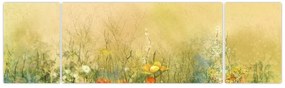 Obraz - Malowana łąka (170x50 cm)
