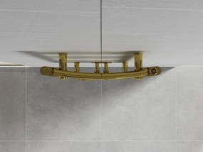 Mexen Ares grzejnik łazienkowy 700 x 400 mm, 189 W, złoty - W102-0700-400-00-50