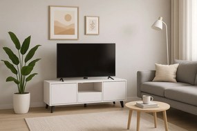 Kaszmirowy stolik RTV na nóżkach do salonu Z0-L31