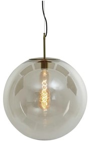 Lampa wisząca w kolorze brązu ze szklanym kloszem ø 48 cm Medina – Light &amp; Living
