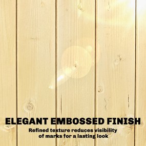 Outsunny Wysoki drewniany schowek na narzędzia z regulowanymi półkami, magnetycznymi drzwiami, galwanizowanym dachem i wentylacją | Aosom PL