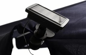 Solarny migający łańcuch dla oświetlenia parasola słonecznego - 72 LED