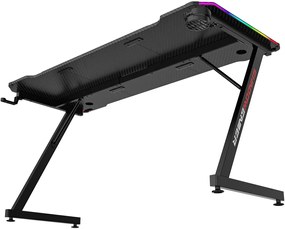 Biurko czarne gamingowe LED RGB L9-K96