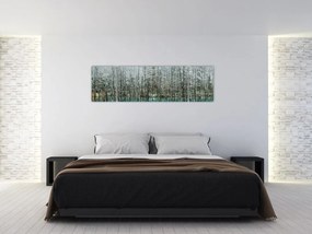 Obraz - Turkusowy staw, Biei, Japonia (170x50 cm)