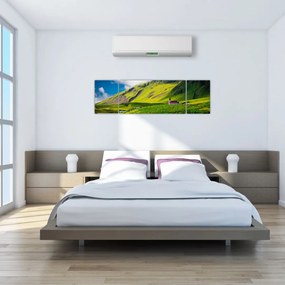 Obraz górskiego krajobrazu (170x50 cm)