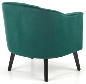 MARSHAL Fotel wypoczynkowy, Ciemny zielony, Klasyczny, Podłokietniki