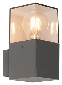 Zewnetrzna Nowoczesna lampa ścienna zewnętrzna ciemnoszara IP44 - Denmark Nowoczesny Oswietlenie zewnetrzne