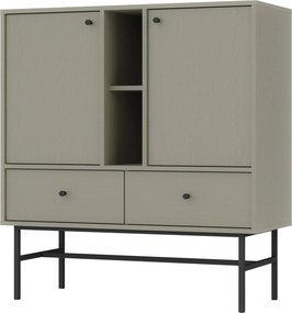 Komoda TORINO 100 cm do Salonu Sypialni Odcienie zieleni