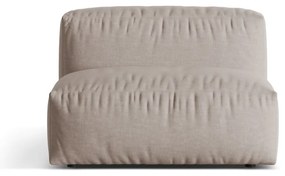 Beżowy moduł sofy (moduł środkowy) Martina – Micadoni Home