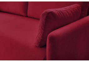 Bordowa rozkładana sofa 211 cm Marcel – Bobochic Paris