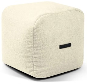 Kremowy worek do siedzenia z materiału bouclé Plus 50 Lounge – SLOWDOWN
