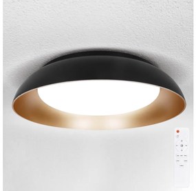 Brilagi-LED Ściemnialna oprawa LED ALVA 48 W 230 V 3000–6500 K Ø 51 cm czarna + pilot