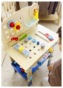 Tooky toy drewniany stół do majsterkowania warsztat