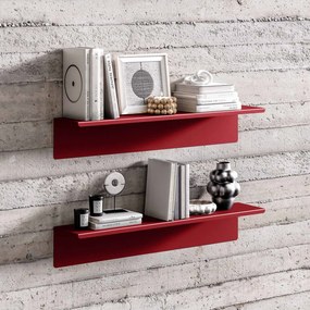 Półka wisząca JOANNE 700 mm, Modern: czerwona