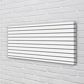 Obraz drukowany na płótnie Minimalistyczne Czarne Kreski