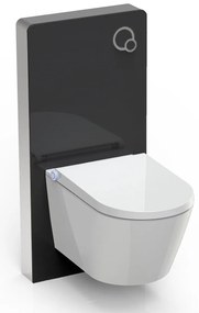 Kompletny zestaw WC 7:  Toaleta myjąca Basic 1102Moduł sanitarny 805 czarny
