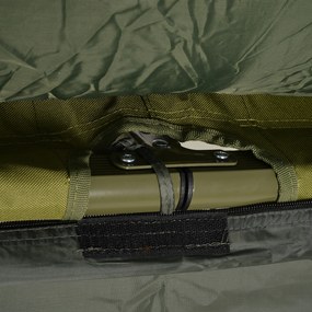 Outsunny Łóżko Kempingowe dla Rodziny Portatwne Łóżko Kempingowe z Pompką Namiot, Materac, 4 W 1, 193x86x160 cm Ciemnozielony | Aosom PL