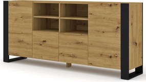 Komoda z szafkami dąb artisan H6-H63