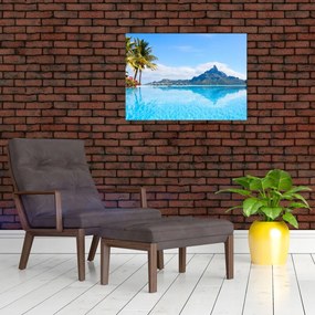 Obraz  - Bora-Bora, Polinezja Francuska (70x50 cm)