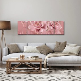 Obraz - Dekoracje kwiatowe (170x50 cm)