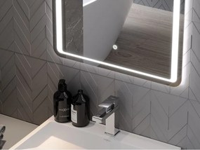 Mexen Zusa lustro łazienkowe podświetlane 80 x 60 cm, LED 6000K, antypara - 9808-080-060-611-00