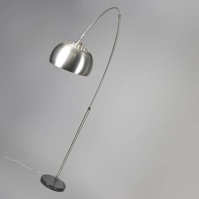 Luk Lampa łukowa ze stalowym kloszem metalowym 32 cm regulowana - XXL Nowoczesny Oswietlenie wewnetrzne