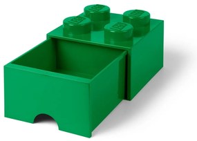 Zielony pojemnik z szufladą LEGO®