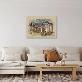 Obraz - Forum Romanum, Rzym, Włochy (70x50 cm)