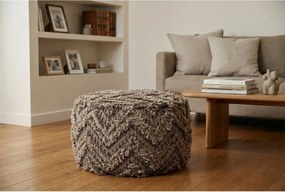 Stylowa, lekka pufa Boho XL-unikalny design