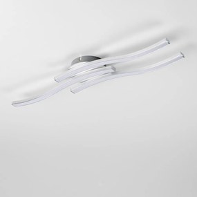 Lampa sufitowa LED 3xLED/6W/230V 3000K srebrna