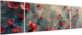 Obraz - Wilcze maki (170x50 cm)