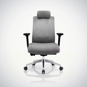 Fotel biurowy ergonomiczny szary VECTOR