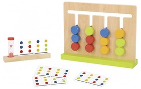 Tooky toy gra logiczna układanka na czas kolory 30 wzorów 18 el.