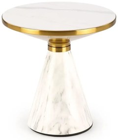 Nowoczesny biały stolik kawowy F4-D26