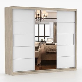 Szafa przesuwna ALBA II 250 cm + lustro