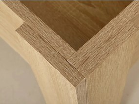 PROMOCJA Stolik kawowy RIWA z wysuwanym blatem 100x50 cm, dąb